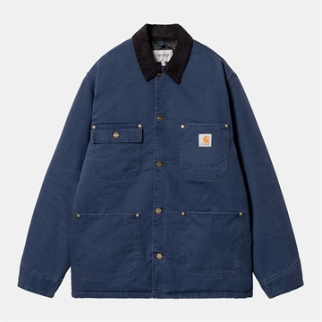 Carhartt WIP Coat OG Chore Air Force Blue / Black Aged Canvas